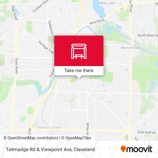 Tallmadge Rd & Viewpoint Ave map