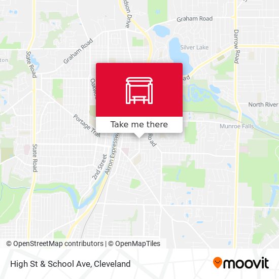 Mapa de High St & School Ave
