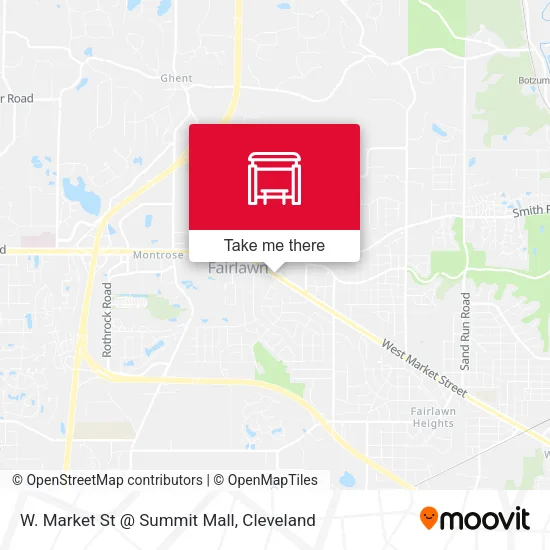 Mapa de W. Market St @ Summit Mall