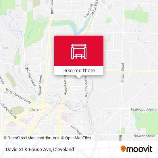 Davis St & Fouse Ave map