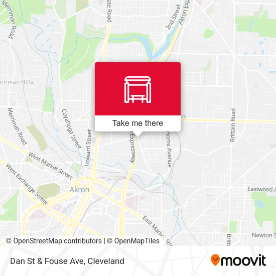 Dan St & Fouse Ave map
