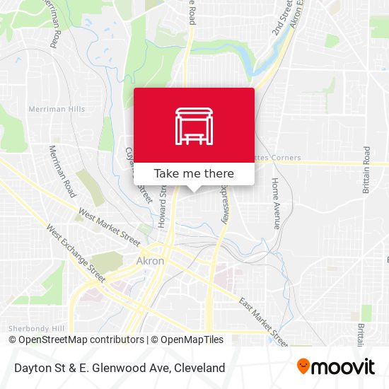 Dayton St & E. Glenwood Ave map