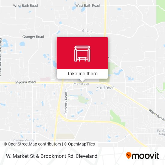 Mapa de W. Market St & Brookmont Rd