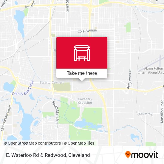Mapa de E. Waterloo Rd & Redwood