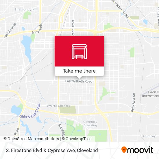 Mapa de S. Firestone Blvd & Cypress Ave