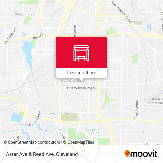Mapa de Aster Ave & Reed Ave
