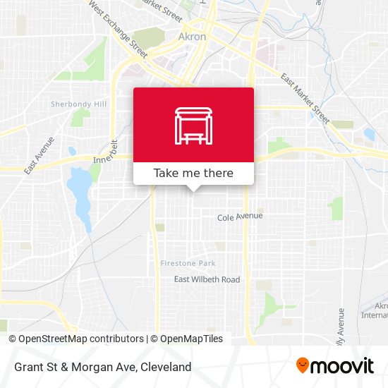 Mapa de Grant St & Morgan Ave