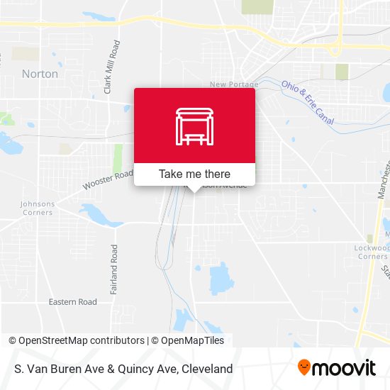 Mapa de S. Van Buren Ave & Quincy Ave