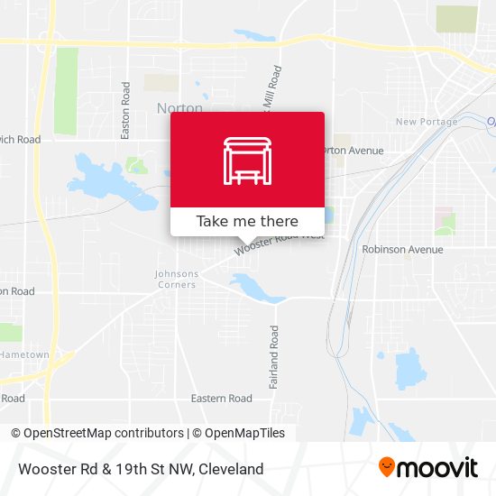 Wooster Rd & 19th St NW map