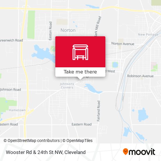 Mapa de Wooster Rd & 24th St NW