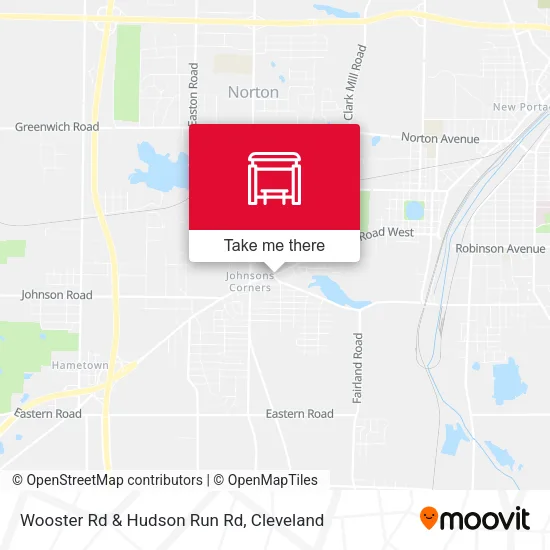 Wooster Rd & Hudson Run Rd map