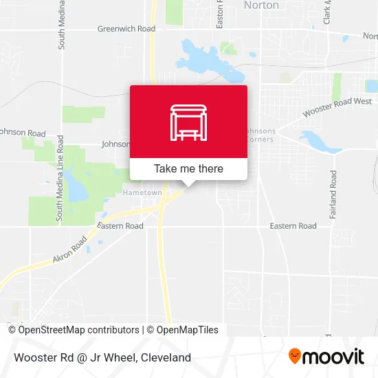 Wooster Rd @ Jr Wheel map