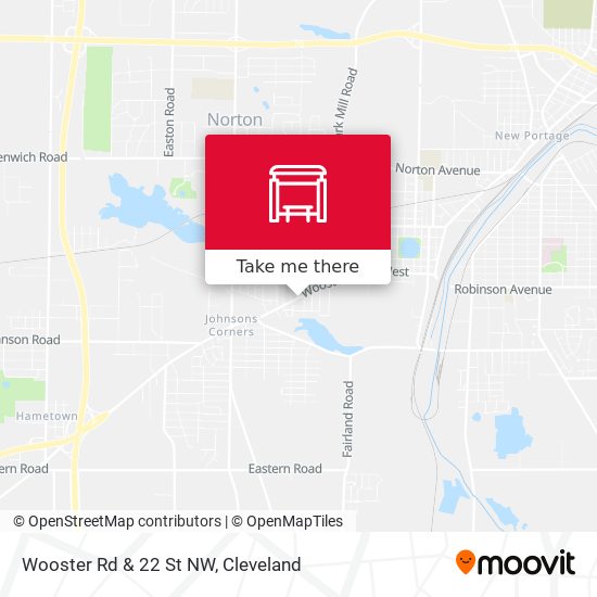 Wooster Rd & 22 St NW map