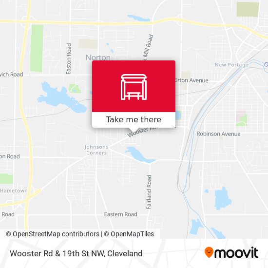 Mapa de Wooster Rd & 19th St NW