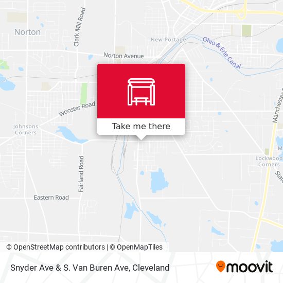 Mapa de Snyder Ave  & S. Van Buren Ave