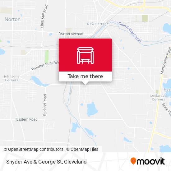 Mapa de Snyder Ave  & George St