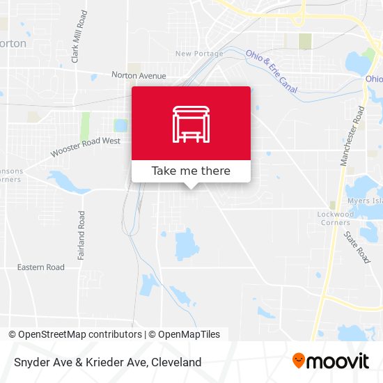 Snyder Ave  & Krieder Ave map