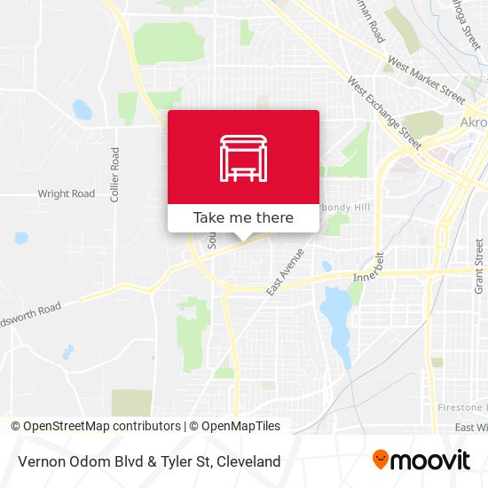 Vernon Odom Blvd & Tyler St map