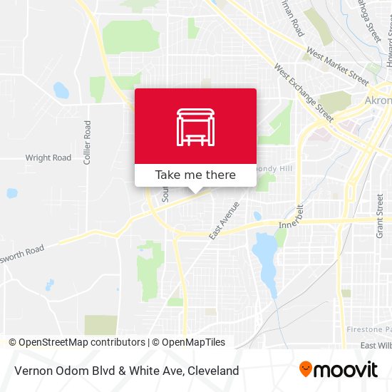 Vernon Odom Blvd & White Ave map
