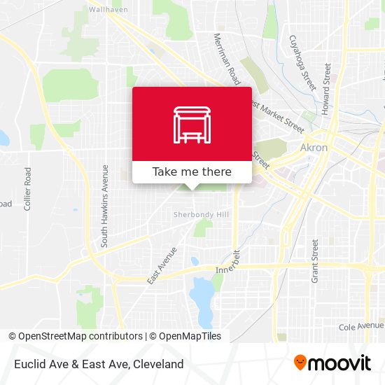 Mapa de Euclid Ave & East Ave