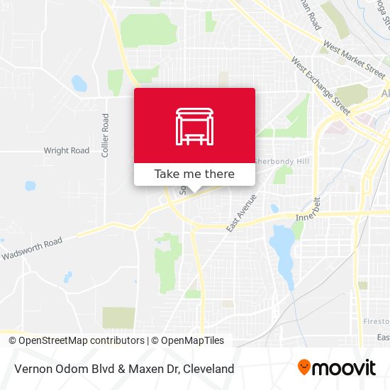 Vernon Odom Blvd  & Maxen Dr map