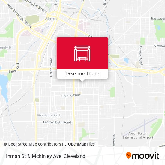 Mapa de Inman St & Mckinley Ave
