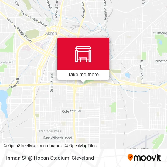 Inman St @ Hoban Stadium map