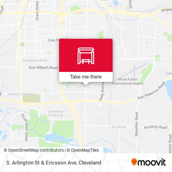 S. Arlington St & Ericsson Ave map