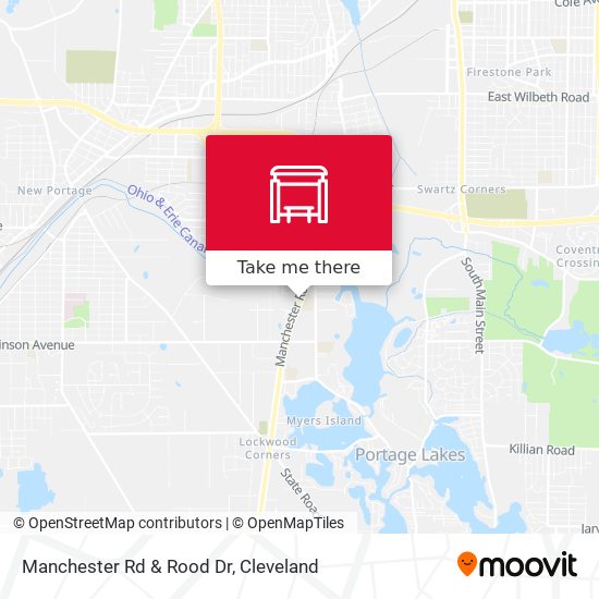 Mapa de Manchester Rd & Rood Dr