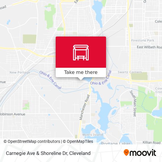 Mapa de Carnegie Ave & Shoreline Dr