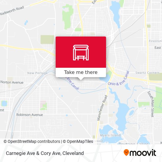 Carnegie Ave & Cory Ave map
