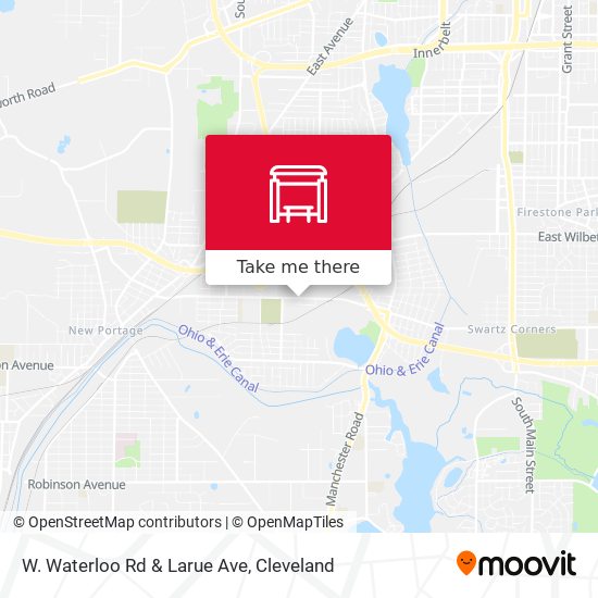 W. Waterloo Rd & Larue Ave map