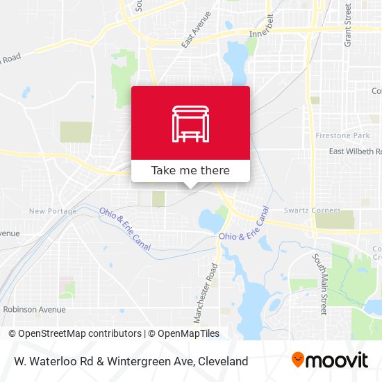 Mapa de W. Waterloo Rd & Wintergreen Ave