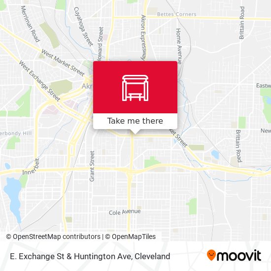 E. Exchange St & Huntington Ave map
