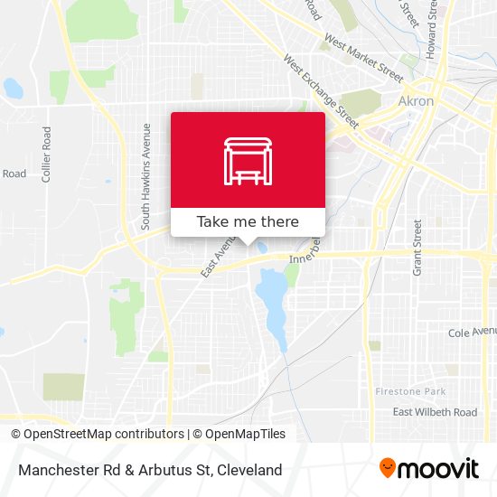 Manchester Rd & Arbutus St map
