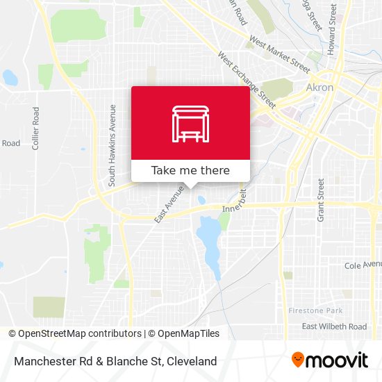 Manchester Rd & Blanche St map