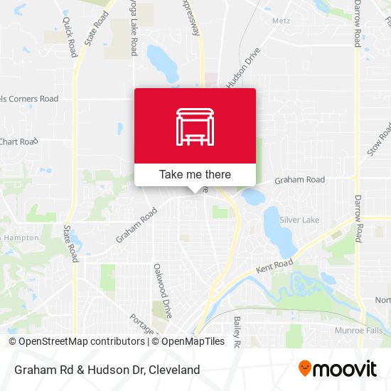 Graham Rd & Hudson Dr map