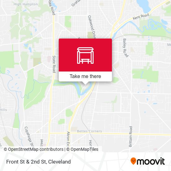Mapa de Front St & 2nd St