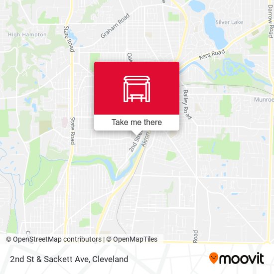 2nd St & Sackett Ave map