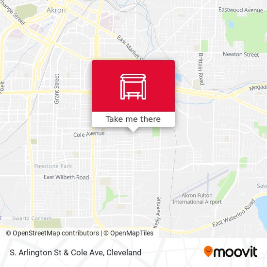 Mapa de S. Arlington St & Cole Ave