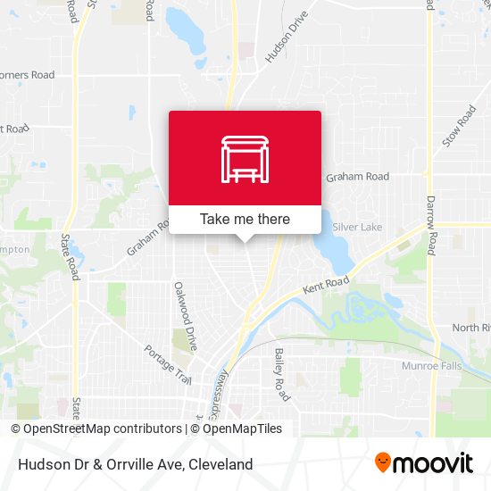 Hudson Dr & Orrville Ave map