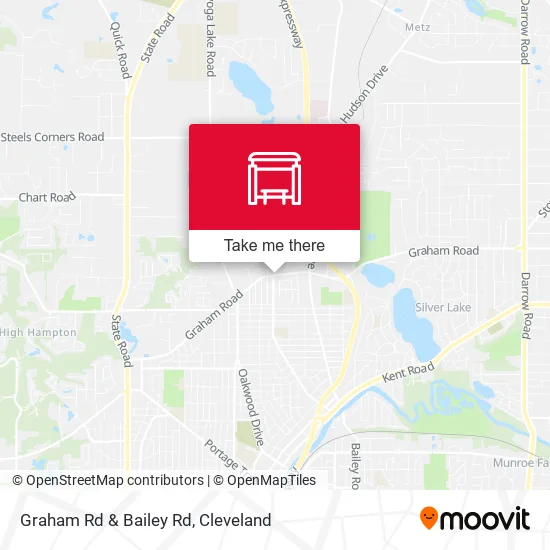 Graham Rd & Bailey Rd map
