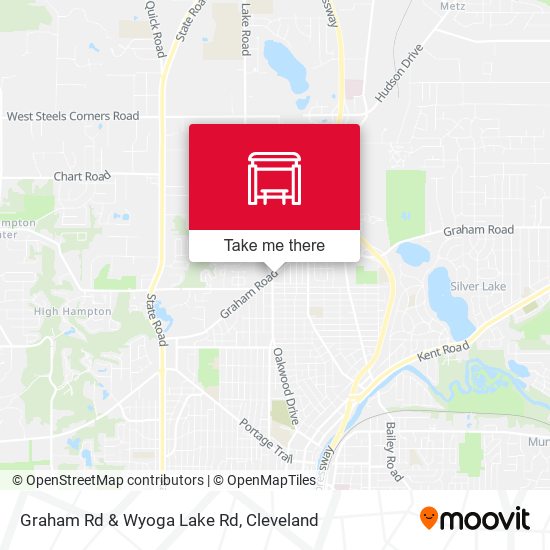 Graham Rd & Wyoga Lake Rd map