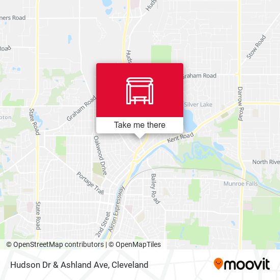 Mapa de Hudson Dr & Ashland Ave