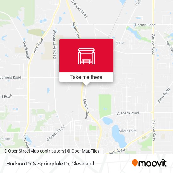 Hudson Dr & Springdale Dr map