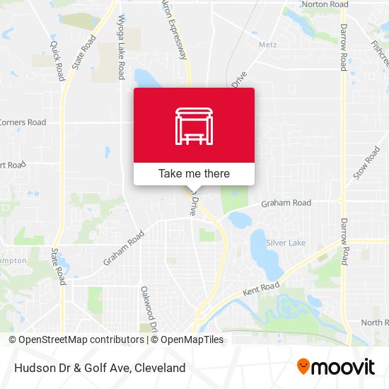 Hudson Dr & Golf Ave map