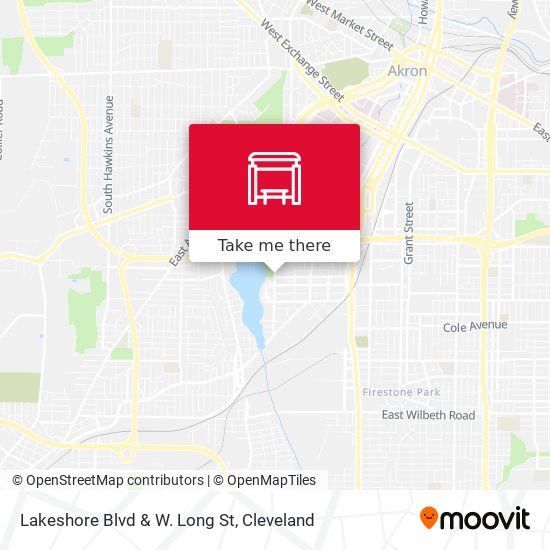 Mapa de Lakeshore Blvd & W. Long St