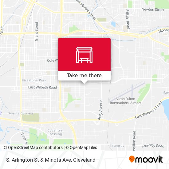 S. Arlington St & Minota Ave map