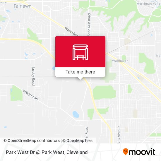 Mapa de Park West Dr @ Park West