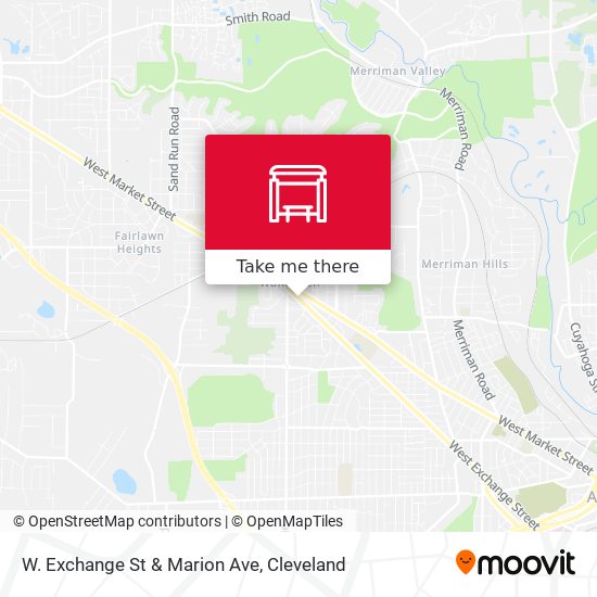 Mapa de W. Exchange St & Marion Ave